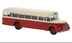 Brekina 59221 - H0 - MAN MKN Rundhauber - rot/weiß